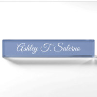 Professional Modern Blue Grey Handwriting Script