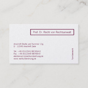 professional modern business card