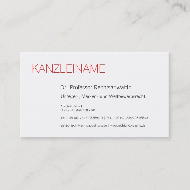 professional modern business card (Front)