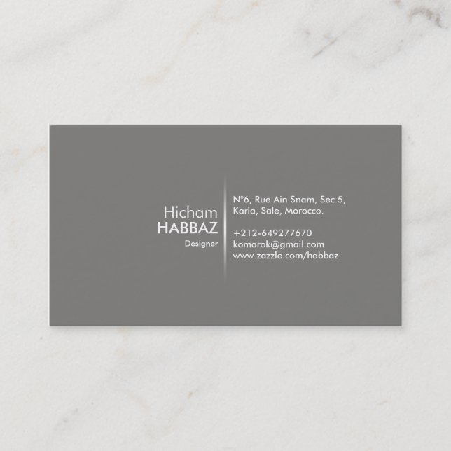 PROFESSIONAL & MODERN Business Card Template (Front)