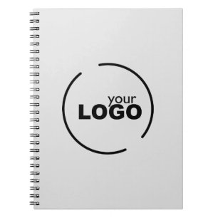 Professional Modern Business Logo Grey Notebook