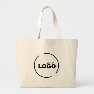 Professional Modern Business Logo Large Tote Bag