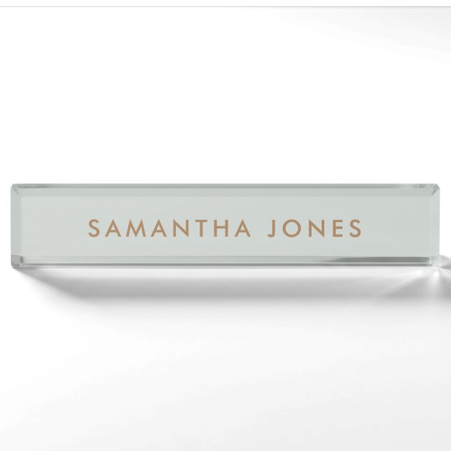  Professional Modern Classy Office Name Plate (Front)