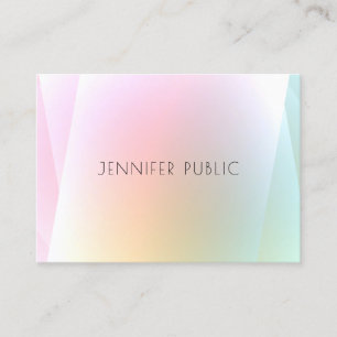 Professional Modern Colourful Template Trendy Business Card