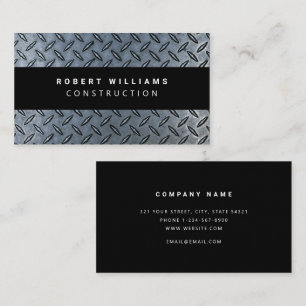 Professional Modern Construction Industrial Business Card