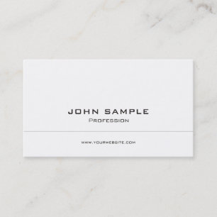 Professional Modern Creative Black White Company Business Card