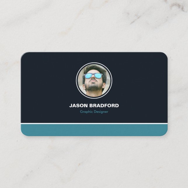 Professional Modern Custom Personalized Business Card (Front)