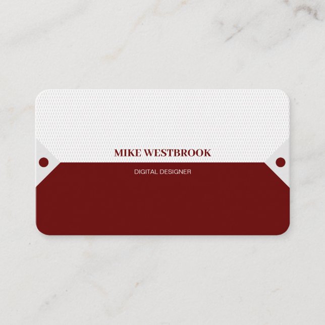 Professional Modern, Custom Personalized Business Card (Front)