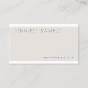 Professional Modern Elegant Colours Plain Luxury Business Card