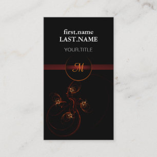 Professional Modern Elegant Cool Dark Business Card