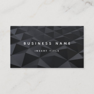 Professional Modern Elegant Metal Geometric Business Card
