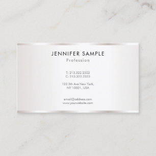 Professional  Modern Elegant Minimalist Template Business Card