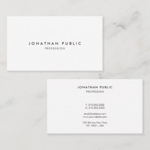 Professional Modern Elegant Simple Design Template Business Card