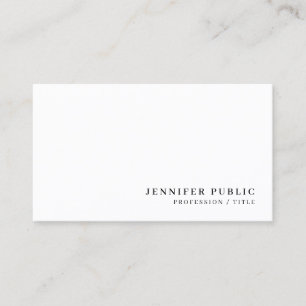 Professional Modern Elegant Simple Sleek Template Business Card