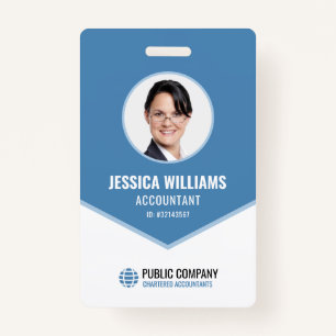 Professional Modern Employee Event Staff ID Badge