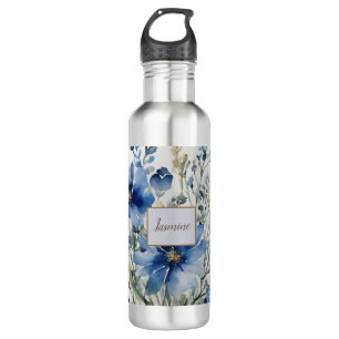 Professional Modern Floral Add Name 710 Ml Water Bottle