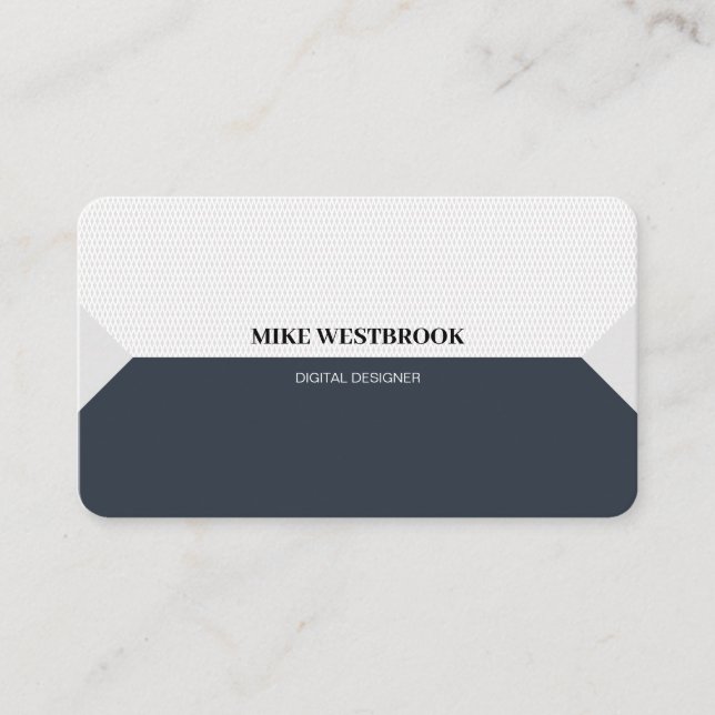Professional Modern Minimal, Custom Personalized Business Card (Front)