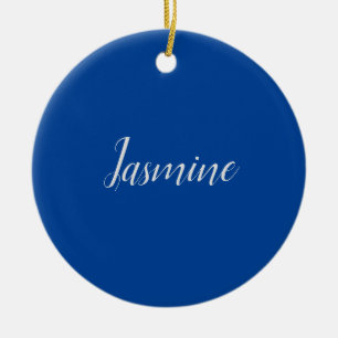 Professional Modern Minimalist Deep Blue & Purple Ceramic Ornament