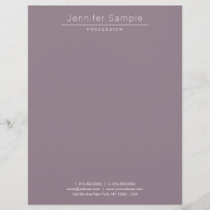 Professional Modern Minimalist Elegant Template Letterhead