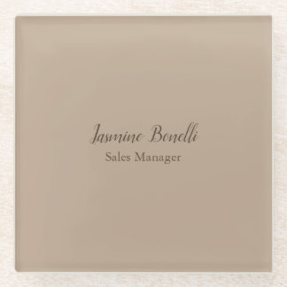 Professional Modern Minimalist Glass Coaster