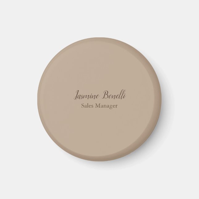 Professional Modern Minimalist Magnet (Front)