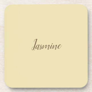Professional Modern Minimalist Pastel Beige Colour Coaster