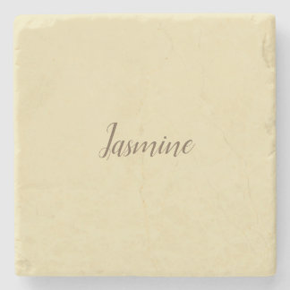 Professional Modern Minimalist Pastel Beige Colour Stone Coaster