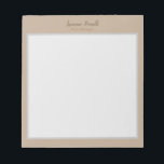 Professional Modern Minimalist Pastel Colours Notepad<br><div class="desc">You Can Easily Change the Fonts, Background Image and Colour, Letter Characters.</div>