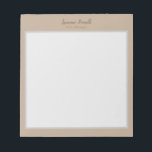 Professional Modern Minimalist Pastel Colours Notepad<br><div class="desc">You Can Easily Change the Fonts,  Background Image and Colour,  Letter Characters.</div>