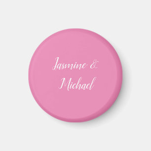 Professional Modern Minimalist Pink Colour Magnet