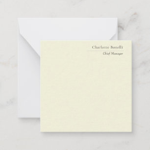 Professional Modern Minimalist Plain Beige Color Card