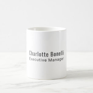 Professional Modern Minimalist Plain Coffee Mug
