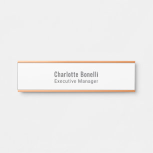 Professional Modern Minimalist Plain  Door Sign