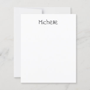 Professional Modern Minimalist Plain Own Name