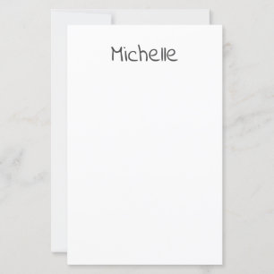 Professional Modern Minimalist Plain Own Name
