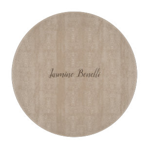 Professional Modern Minimalist Your Name Cutting Board