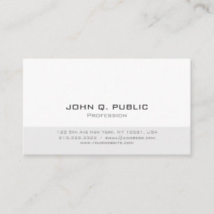 Professional Modern Minimalistic Simple Design Business Card