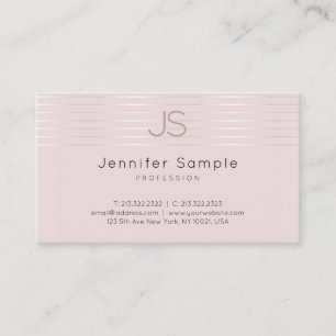 Professional Modern Monogram Template Elegant Business Card