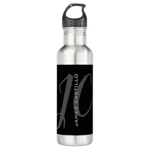 Professional Modern Monogrammed Minimalist 710 Ml Water Bottle