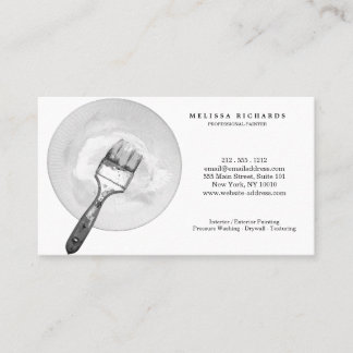Professional Modern Painter Painting Business Card
