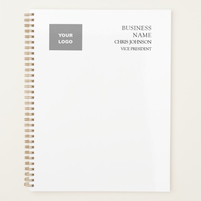 Professional Modern Plain Simple Planner (Front)