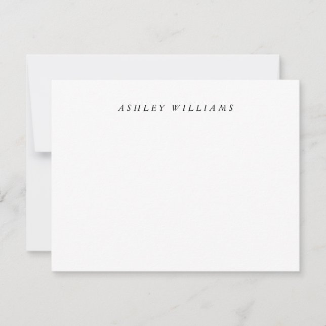 Professional modern plain unique minimalist card (Front)