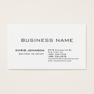 Professional Modern Premium Silk Profile Card