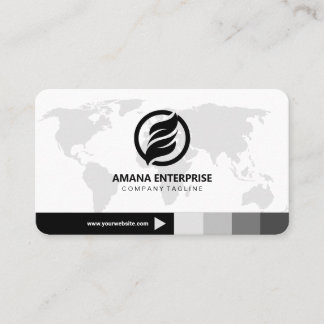 Professional Modern QR Code Custom Personalized Business Card