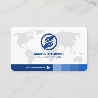 Professional Modern QR Code Custom Personalized Business Card