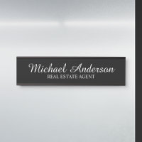 Professional Modern Script Black and White