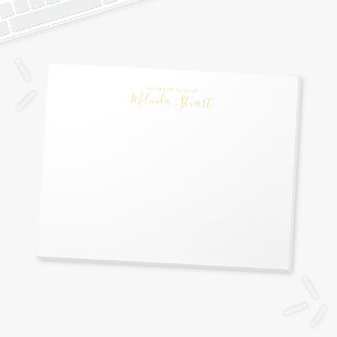 Professional Modern Script Notepad