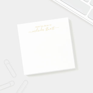 Professional Modern Script Post-it Notes
