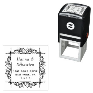 Professional Modern Script Return Address  Self-inking Stamp