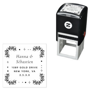 Professional Modern Script Return Address  Self-inking Stamp